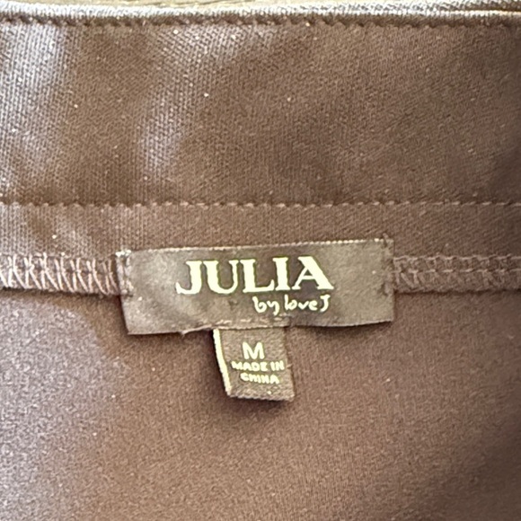 Julia by love J Women’s Medium Elegant Black Maxi Skirt with Buckle Details - Picture 6 of 8